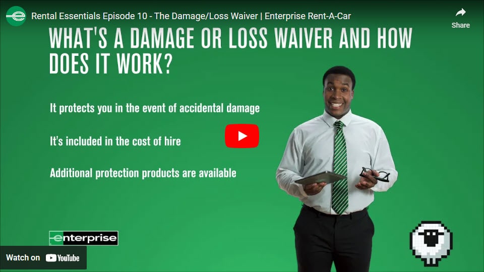 What is a damage waiver and how does it work? Enterprise RentACar