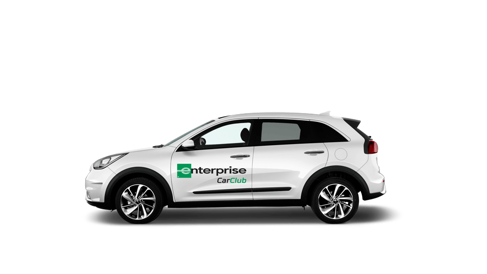 Hire a Kia Niro or similar by the hour or by the day with Enterprise Car Club