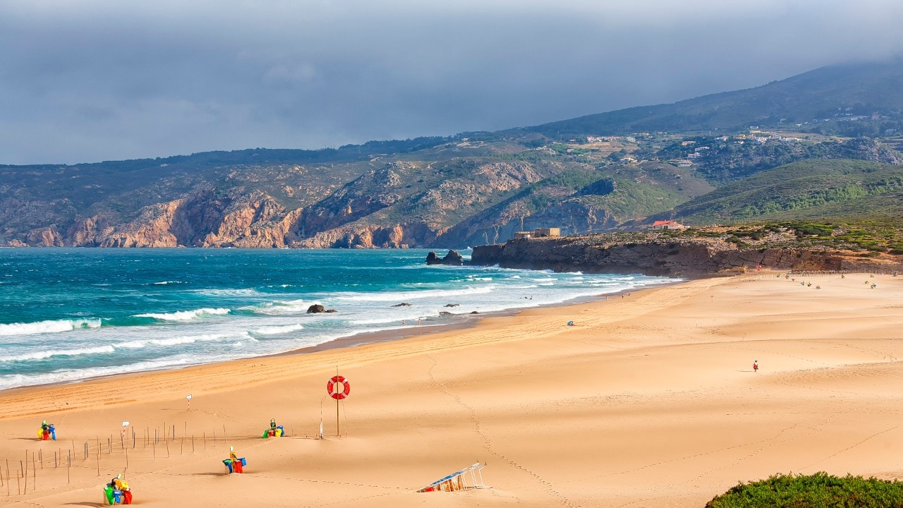 Guincho Beach In Cascais, Greater Lisbon, Portugal